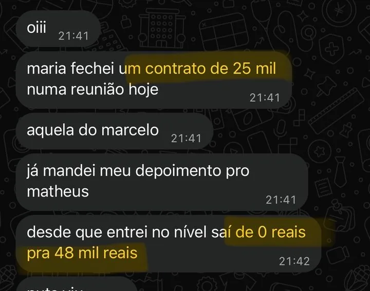Depoimento: de 0 a 48 mil reais